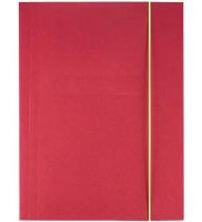 Opakowanie Teczka z gumką A4 Kreativ bordowa (10szt) GRAND