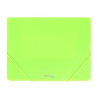 Opakowanie Teczka z gumką A4 PP neon zielona STRIGO