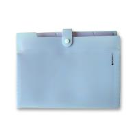 Opakowanie Teczka z przegródkami A4 PP-105 niebieska