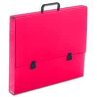 Opakowanie Teczka z rączką A3 wąska 2 cm Penmate róż malinowy