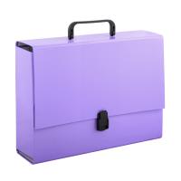 Opakowanie Teczka z rączką A4  10 cm Penmate 10 fioletowa pastelowa