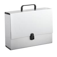 Opakowanie Teczka z rączką A4 10 cm Penmate srebrna