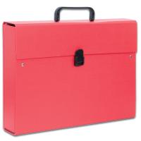 Opakowanie Teczka z rączką A4 maxi plus Lux PCV Penmate czerwona
