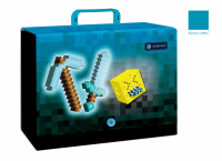 Opakowanie Teczka z rączką Astrapap Blue Pixel XL 9cm