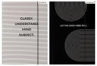 Opakowanie Teczka zgumką A4 Black&White