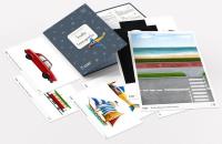 Teczucha Malucha cz.5 Środki transportu. Autor: Marlena Chlabicz, Ewa Tymińska-Jaraszkiewicz. SmakLiter.pl Okładka książki Teczucha Malucha cz.5 Środki transportu