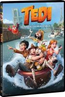 Tedi i szmaragdowa tablica DVD. Autor: Enrique Gato. SmakLiter.pl Okładka książki Tedi i szmaragdowa tablica DVD