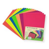 Tektura A4 kolorowa mix fluo 20szt. Wydawca: PENWORD. SmakLiter.pl Opakowanie Tektura A4 kolorowa mix fluo 20szt