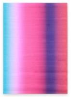 Opakowanie Tektura falista rainbow tęczowa  A4 mix 10kolorów