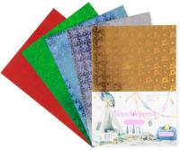 Opakowanie Tektura gładka hologramowa serca 21x29,7cm 5szt