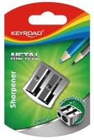 Opakowanie Temperówka aluminiowa podwójna srebrna