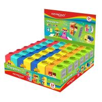 Opakowanie Temperówka Cartoon plastikowa, podwójna MIX