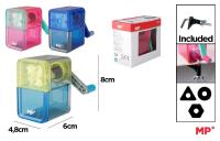 Temperówka na korbkę MIX. Wydawca: MP Main Paper. SmakLiter.pl Opakowanie Temperówka na korbkę MIX