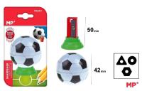 Temperówka piłka nożna. Wydawca: MP Main Paper. SmakLiter.pl Opakowanie Temperówka piłka nożna
