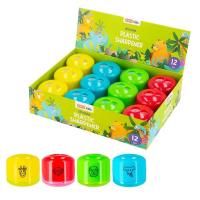 Temperówka plastikowa podwójna mix (12szt) EASY. Wydawca: Easy Stationery. SmakLiter.pl Opakowanie Temperówka plastikowa podwójna mix (12szt) EASY