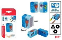 Temperówka podwójna - Kosmos / koszykówka. Wydawca: MP Main Paper. SmakLiter.pl Opakowanie Temperówka podwójna - Kosmos / koszykówka