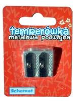 Opakowanie Temperówka podwójna metalowa (24szt)