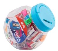 Opakowanie Temperówka pojedyncza plastikowa (30szt) M&G