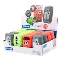 Temperówko-gumka Compact Aliens (16szt) MILAN. Wydawca: MILAN. SmakLiter.pl Opakowanie Temperówko-gumka Compact Aliens (16szt) MILAN