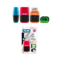 Opakowanie Temperówko-gumka Compact mix +2 gumki 430 MILAN
