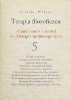 Terapia filozoficzna T.5. Autor: Urszula Wolska. SmakLiter.pl Okładka książki Terapia filozoficzna T.5