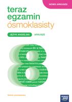 Teraz egzamin 2023/2024 język angielski exam preparation arkusze egzaminacyjne dla klasy 8 szkoły podstawowej. Autor: Magdalena Shaw, Kuźmo-Biwan Paulina. SmakLiter.pl Okładka książki Teraz egzamin 2023/2024 język angielski exam preparation arkusze egzaminacyjne dla klasy 8 szkoły podstawowej