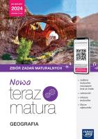Teraz matura 2023 Geografia zbiór zadań maturalnych zakres rozszerzony 2023/24. Autor: Zb.zad.matural. 2023/24. SmakLiter.pl Okładka książki Teraz matura 2023 Geografia zbiór zadań maturalnych zakres rozszerzony 2023/24