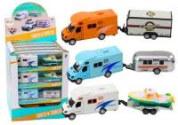 Opakowanie Terenówka z łodzią lub kamperem z napędem MIX