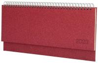 Opakowanie Terminarz 2023 leżący Natura bordowy