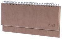 Opakowanie Terminarz 2023 leżący Vivella brązowy