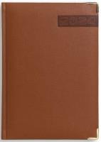 Opakowanie Terminarz 2024 B6 dzienny Lux - brązowy