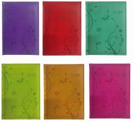 Opakowanie Terminarz 2025 dzienny B6 Vivella pastele kwiaty