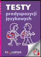 Okładka książki Testy predyspozycji językowych kod dostępu