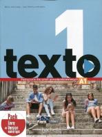 Texto 1 podręcznik + kod. Autor: Marie-Jos Lopes, Bougnec Jean-Thierry Le. SmakLiter.pl Okładka książki Texto 1 podręcznik + kod