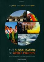 Opakowanie The Globalization of World Politics: An Introd