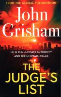 The Judge's List John Grisham’. Autor: John Grisham. SmakLiter.pl Okładka książki The Judge's List John Grisham’