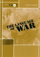 The Language of War. Autor: Thorne. SmakLiter.pl Okładka książki The Language of War