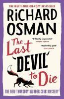 The Last Devil To Die. Autor: Richard Osman. SmakLiter.pl Okładka książki The Last Devil To Die
