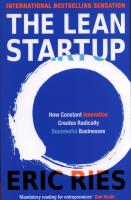 The Lean Startup. Autor: Eric Ries. SmakLiter.pl Okładka książki The Lean Startup