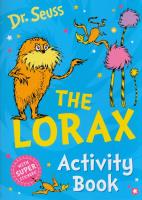 The Lorax Activity Book. Autor: Dr. Seuss. SmakLiter.pl Okładka książki The Lorax Activity Book