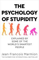 The Psychology of Stupidity. Autor: Marmion Jean-Francois. SmakLiter.pl Okładka książki The Psychology of Stupidity