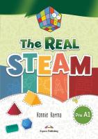 The Real STEAM SB Pre-A1. Autor: Konnie Karma. SmakLiter.pl Okładka książki The Real STEAM SB Pre-A1