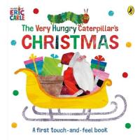 The Very Hungry Caterpillar's Christmas Touch-and-Feel. Autor: Carle Eric. SmakLiter.pl Okładka książki The Very Hungry Caterpillar's Christmas Touch-and-Feel