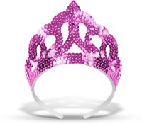 Opakowanie Tiara z cekinami różowa