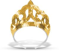 Opakowanie Tiara z cekinami złota