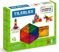 TILEBLOX ZESTAW TĘCZOWY 30 EL. Z TABLICĄ MAGNETYCZNĄ. Wydawca: MAGFORMERS. SmakLiter.pl Opakowanie TILEBLOX ZESTAW TĘCZOWY 30 EL. Z TABLICĄ MAGNETYCZNĄ