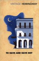 Okładka książki To Have and Have Not