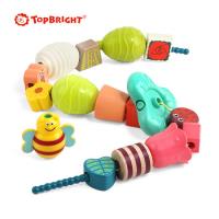 TOP BRIGHT Klocki do nawlekania Pszczółka. Wydawca: Playme. SmakLiter.pl Opakowanie TOP BRIGHT Klocki do nawlekania Pszczółka