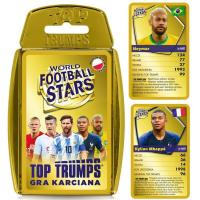 Top Trumps World Football Stars. Wydawca: Winning Moves. SmakLiter.pl Opakowanie Top Trumps World Football Stars