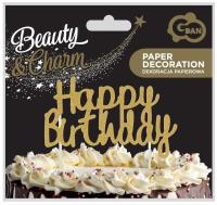 Opakowanie Topper urodzinowy Happy Birthday